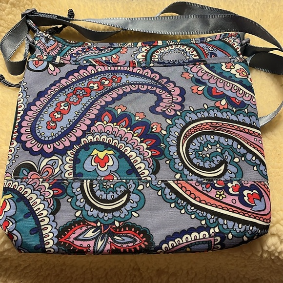 Vera Bradley Blue Paisley Women's Crossbody Bag - Picture 3 of 17
